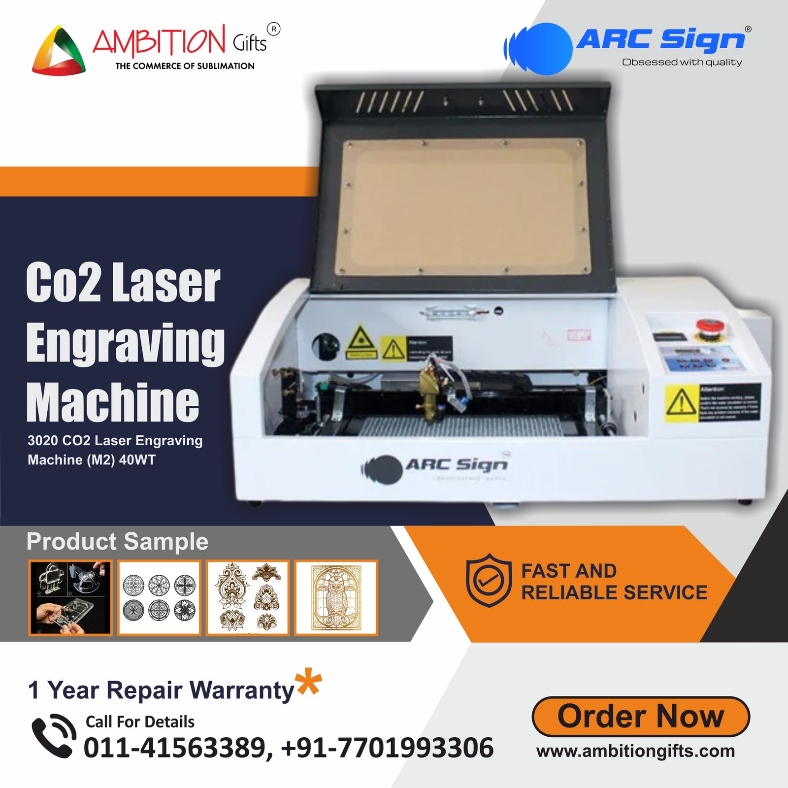 Best CO₂ Laser Cutting Machine for Acrylic & MDF – ARC Sign Review